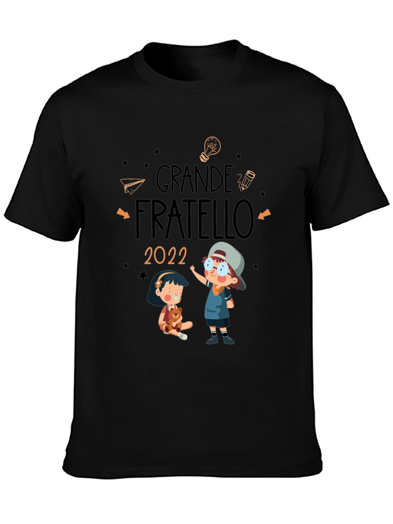 Grande Fratello 2022 Black T-Shirt