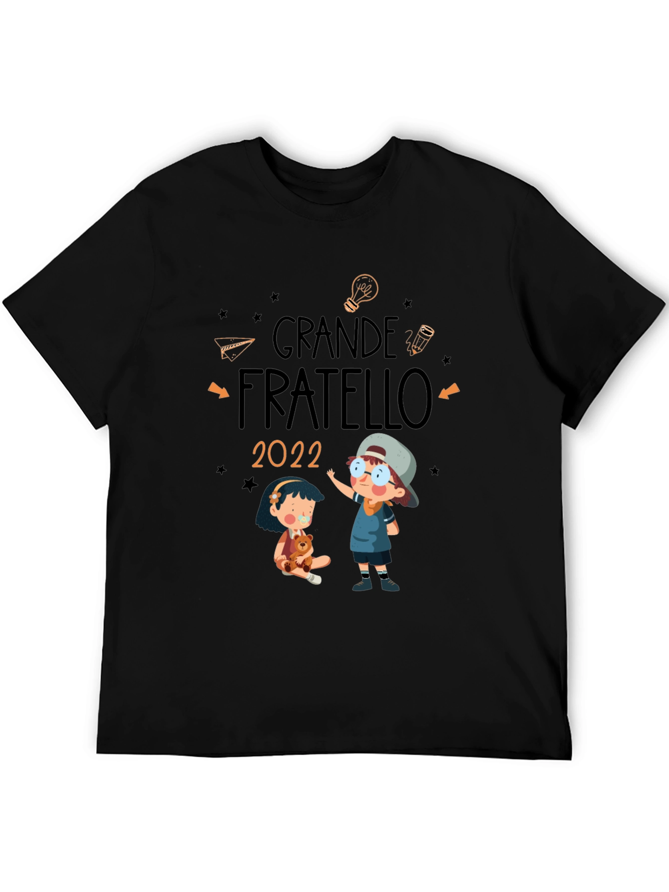 Grande Fratello 2022 Black T-Shirt