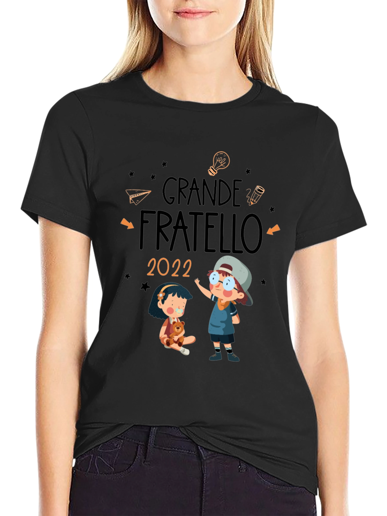 Grande Fratello 2022 Black T-Shirt