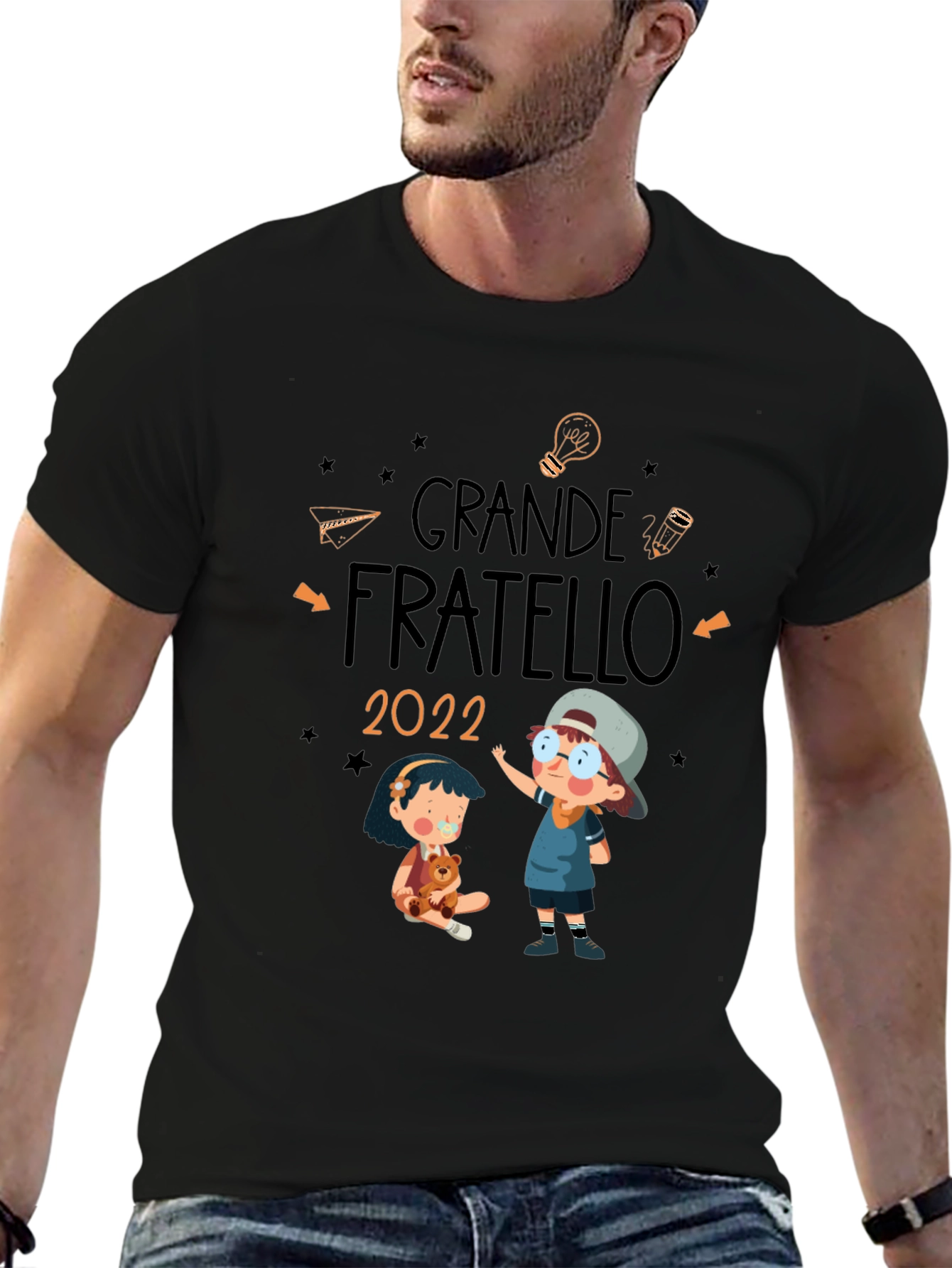 Grande Fratello 2022 Black T-Shirt
