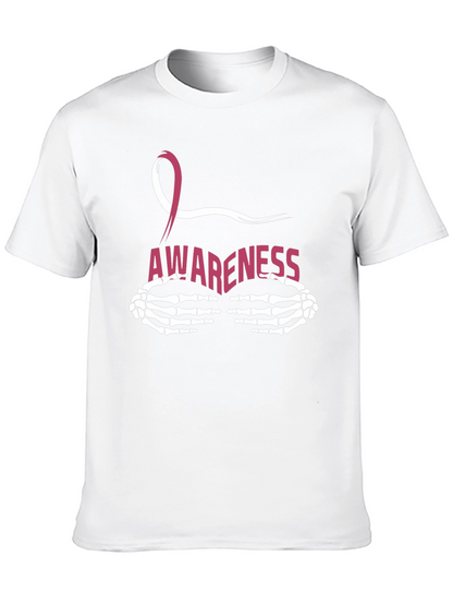 Breast Cancer Awareness Skeleton Hands T-Shirt