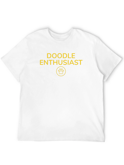 Doodle Enthusiast T-Shirt - Dog Paw Print Tee