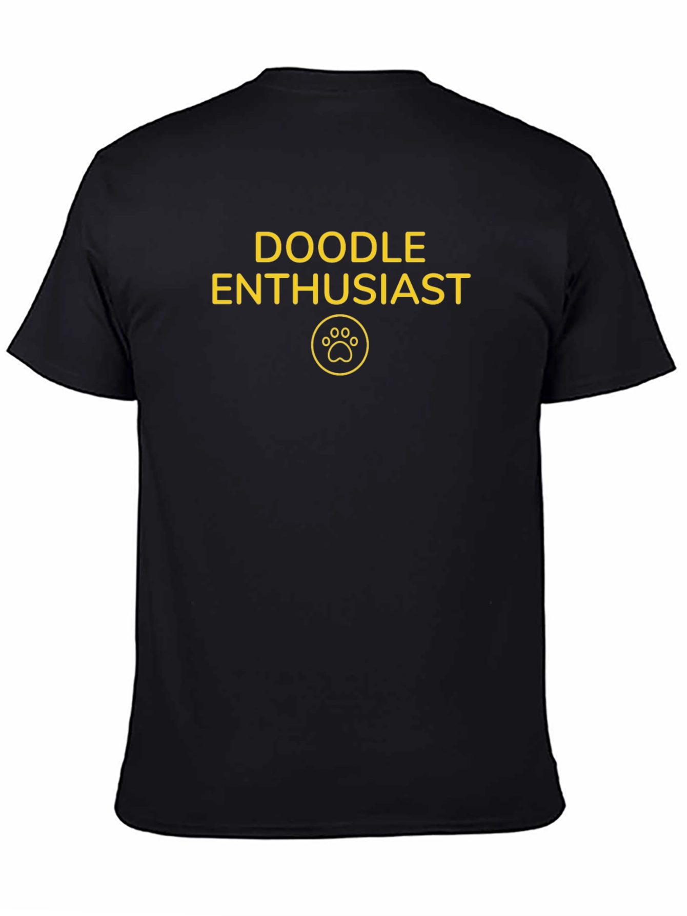 Doodle Enthusiast T-Shirt - Dog Paw Print Tee