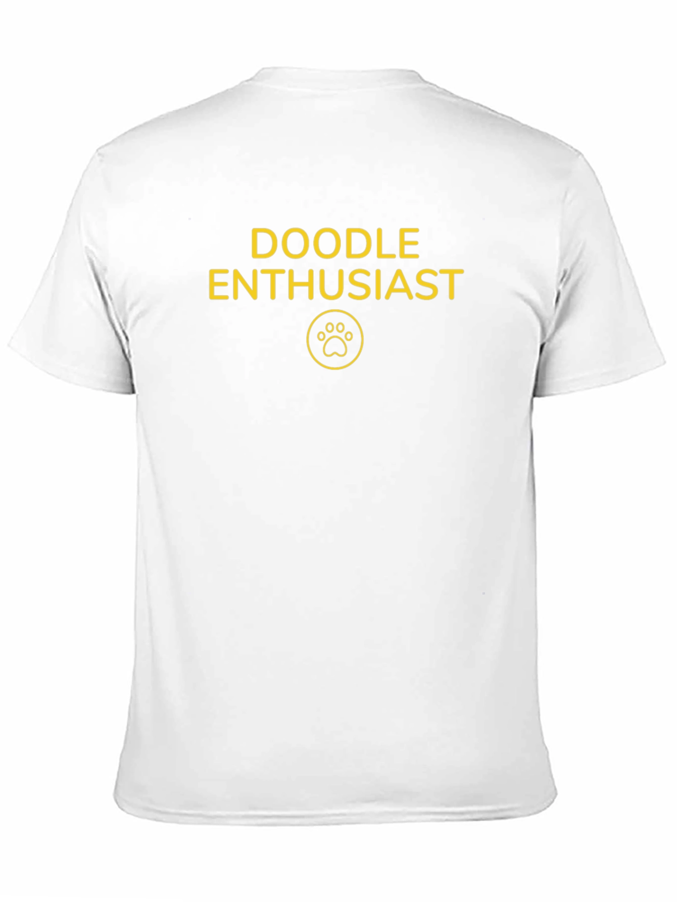Doodle Enthusiast T-Shirt - Dog Paw Print Tee