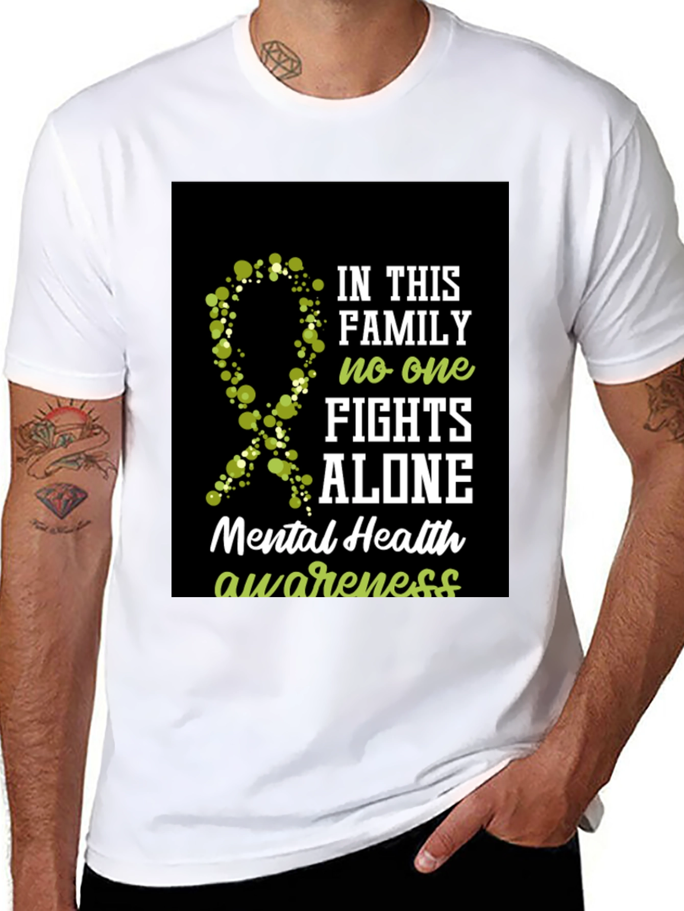 Mental Health Awareness Graphic T-Shirt