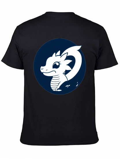 Dragon Graphic T-Shirt - Black Cotton Tee