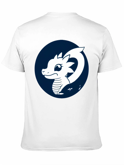 Dragon Graphic T-Shirt - Black Cotton Tee