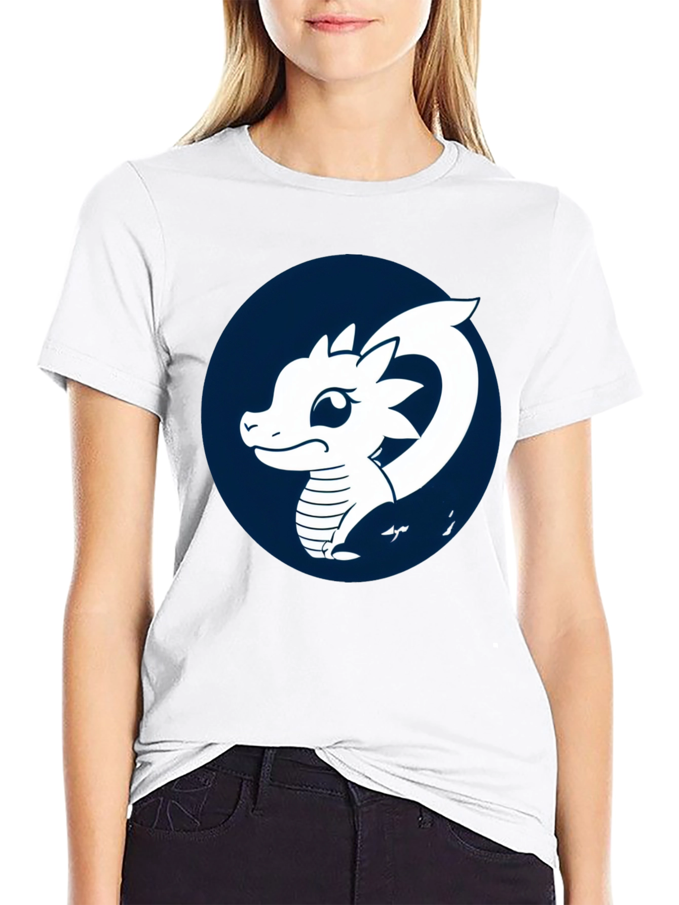 Dragon Graphic T-Shirt - Black Cotton Tee