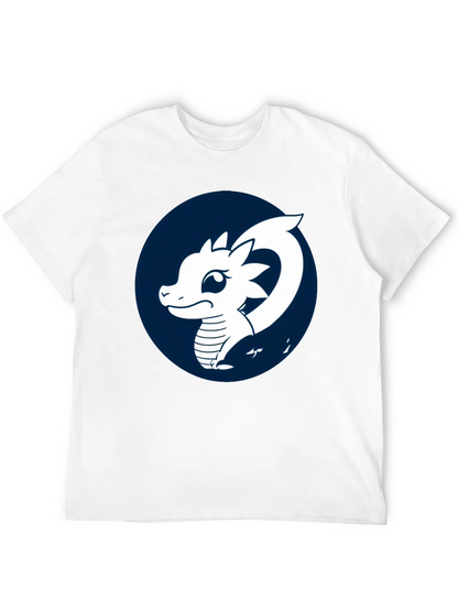 Dragon Graphic T-Shirt - Black Cotton Tee