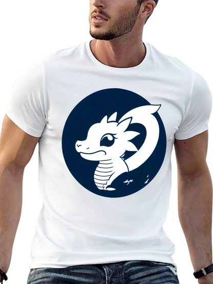 Dragon Graphic T-Shirt - Black Cotton Tee
