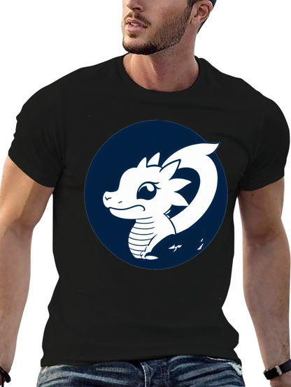 Dragon Graphic T-Shirt - Black Cotton Tee