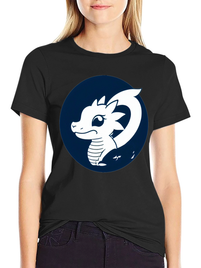 Dragon Graphic T-Shirt - Black Cotton Tee