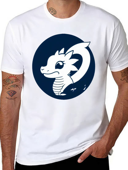 Dragon Graphic T-Shirt - Black Cotton Tee