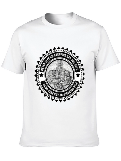 Motivational Bodybuilder Graphic T-Shirt