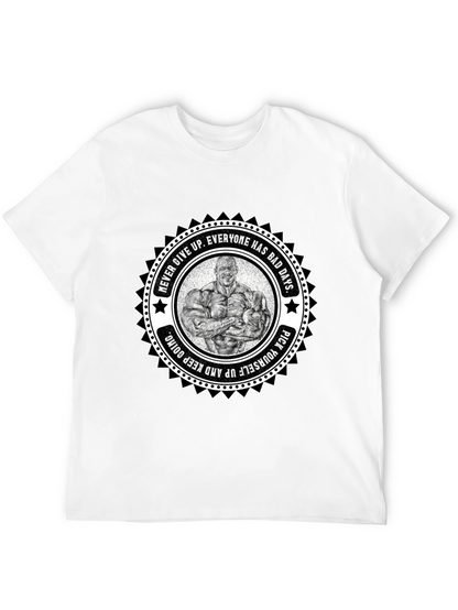 Motivational Bodybuilder Graphic T-Shirt