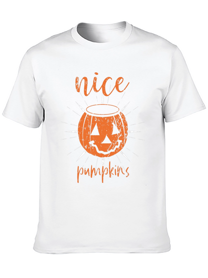 Nice Pumpkins Halloween T-Shirt - Black