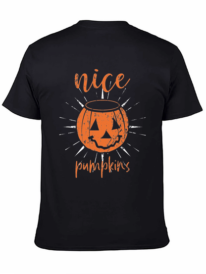 Nice Pumpkins Halloween T-Shirt - Black