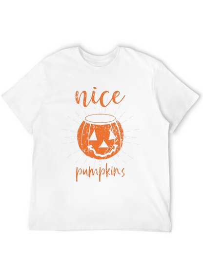 Nice Pumpkins Halloween T-Shirt - Black