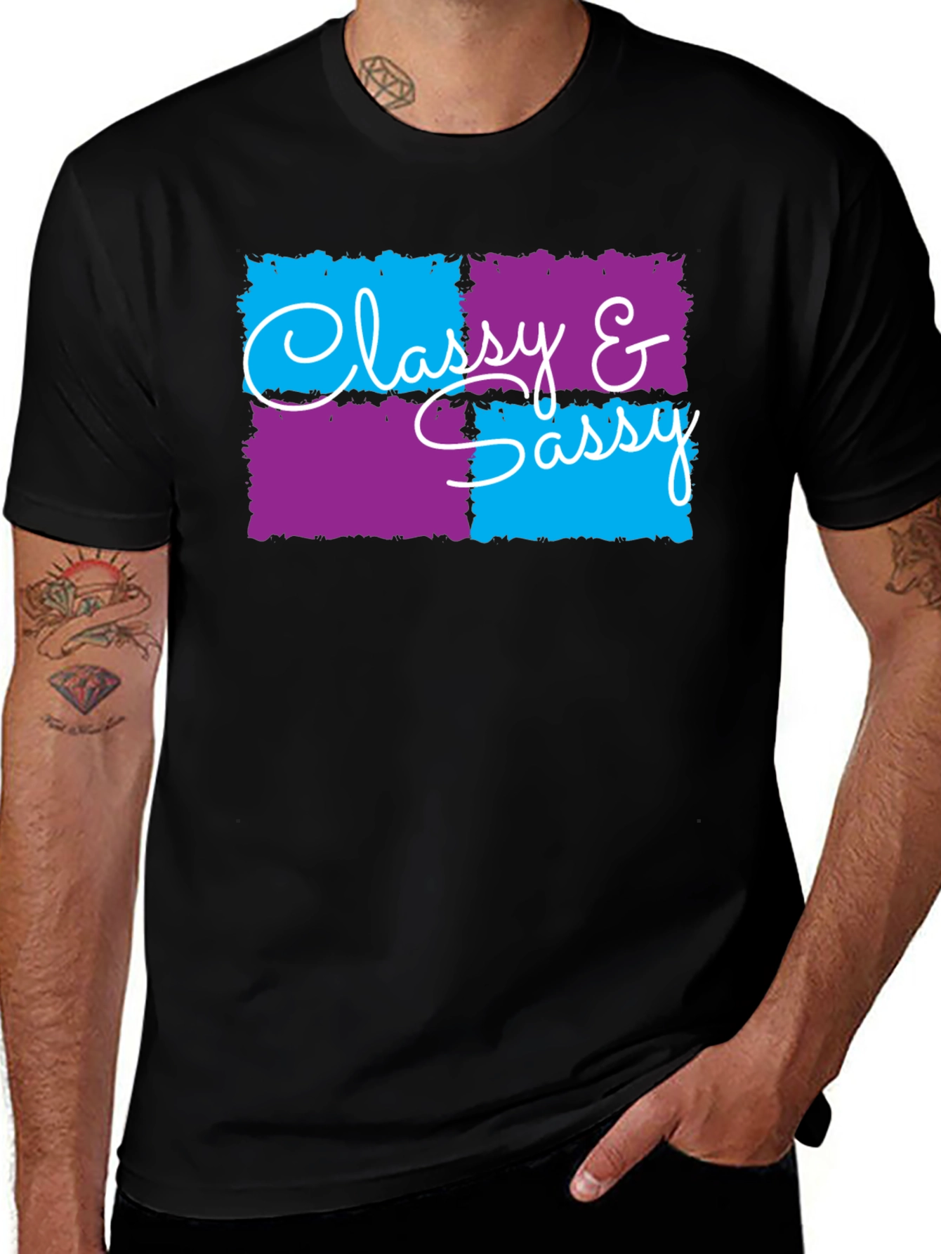 Classy & Sassy Graphic T-Shirt - Trendy Design
