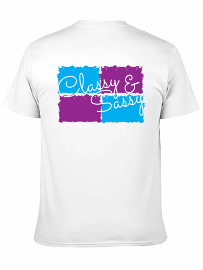 Classy & Sassy Graphic T-Shirt - Trendy Design