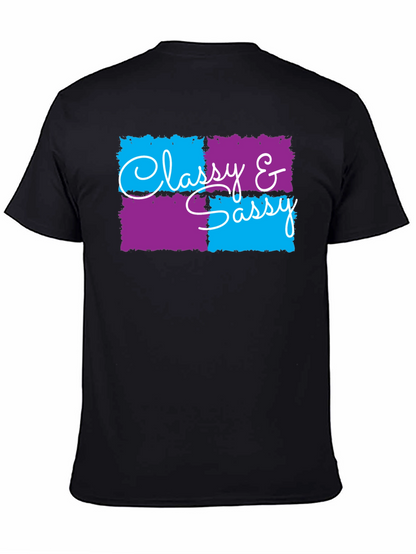 Classy & Sassy Graphic T-Shirt - Trendy Design