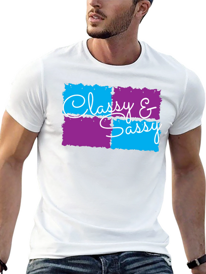 Classy & Sassy Graphic T-Shirt - Trendy Design