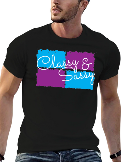 Classy & Sassy Graphic T-Shirt - Trendy Design