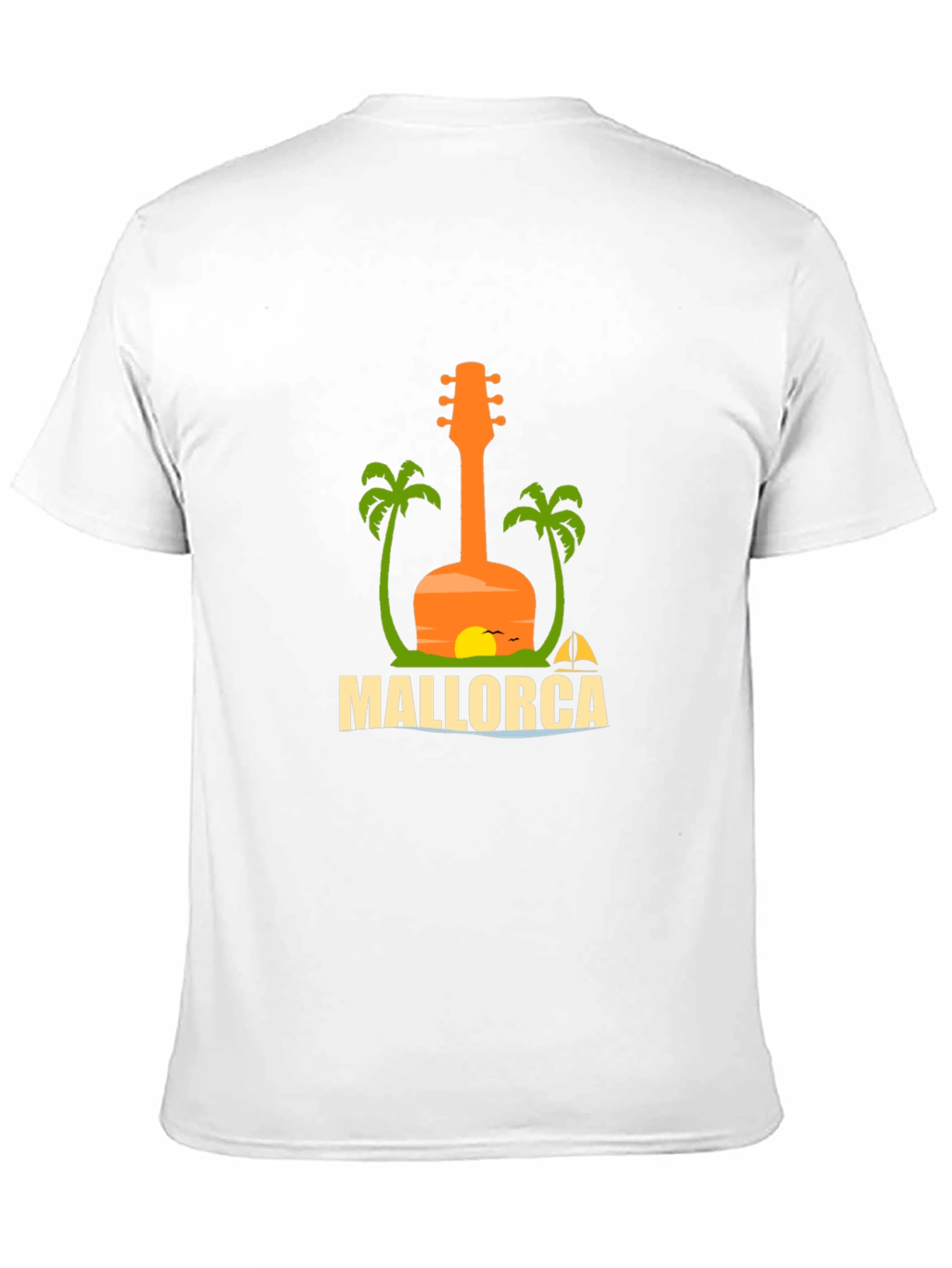Mallorca Guitar Graphic T-Shirt