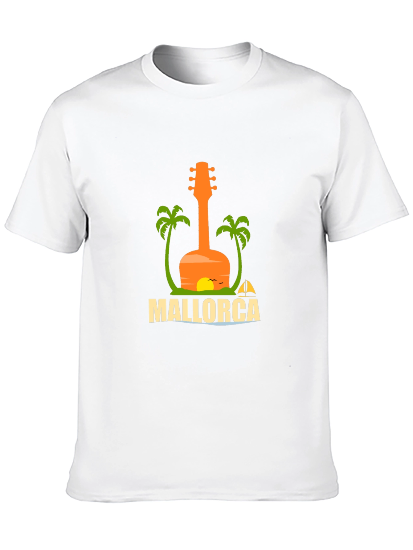 Mallorca Guitar Graphic T-Shirt