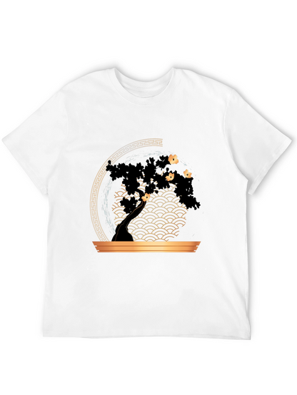Bonsai Tree Graphic Print T-Shirt