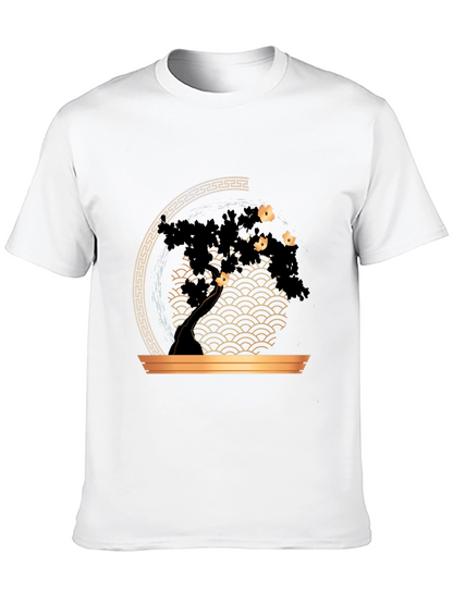 Bonsai Tree Graphic Print T-Shirt