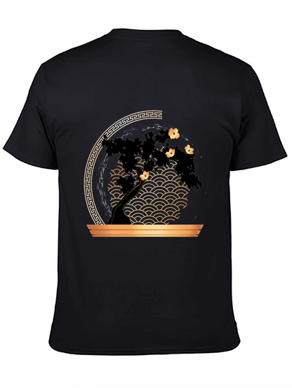 Bonsai Tree Graphic Print T-Shirt