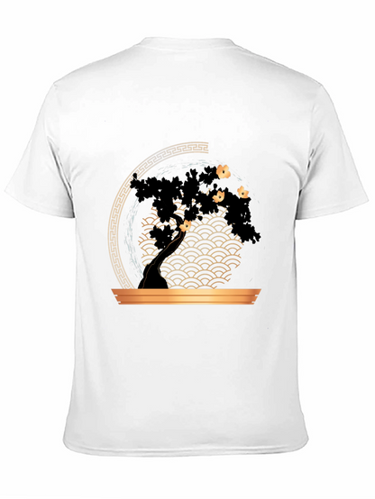 Bonsai Tree Graphic Print T-Shirt