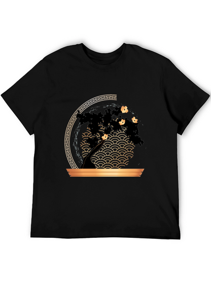 Bonsai Tree Graphic Print T-Shirt