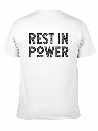 Rest In Power Graphic Tee - Black Unisex