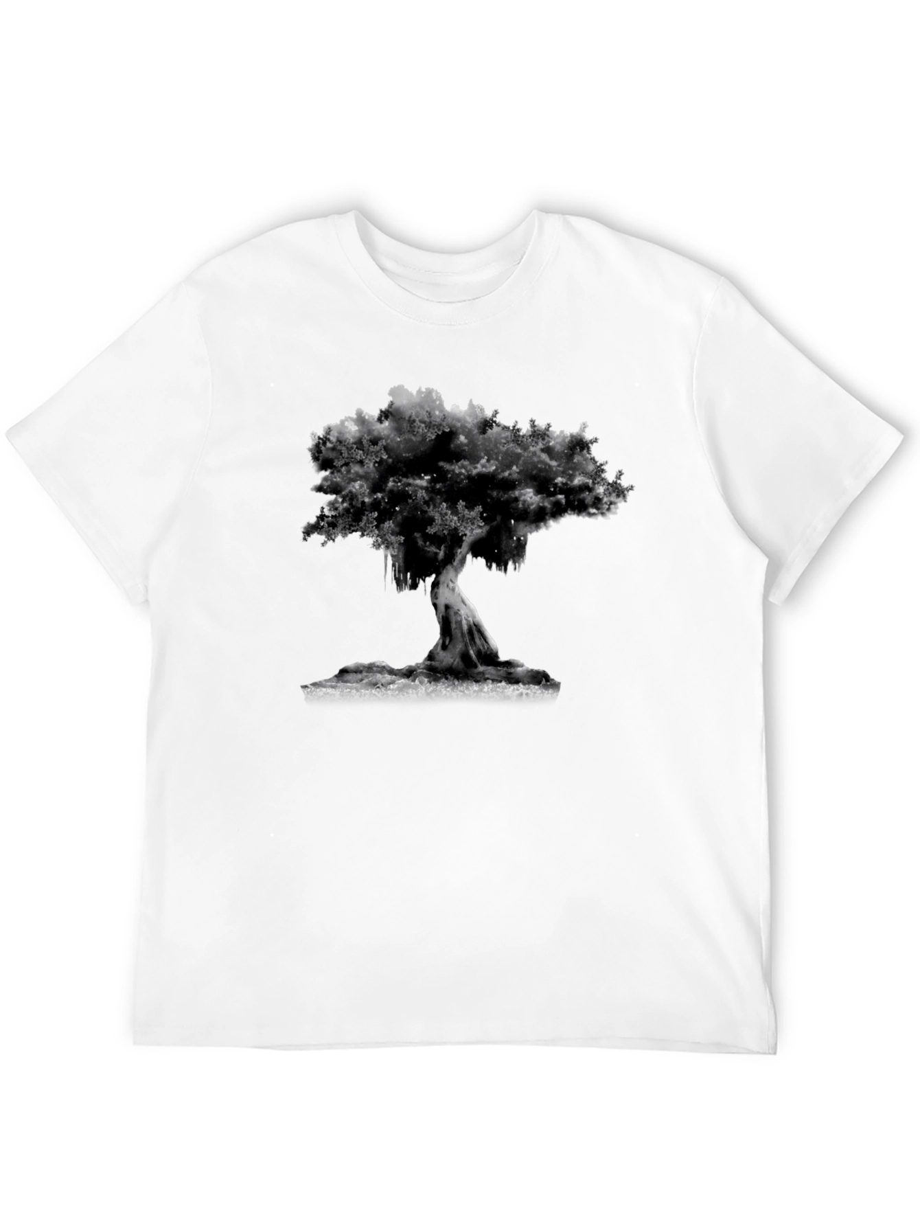 Black Tree Graphic Tee - Unique Design