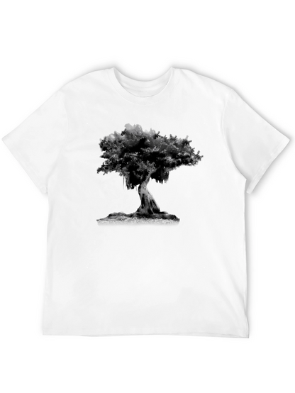 Black Tree Graphic Tee - Unique Design