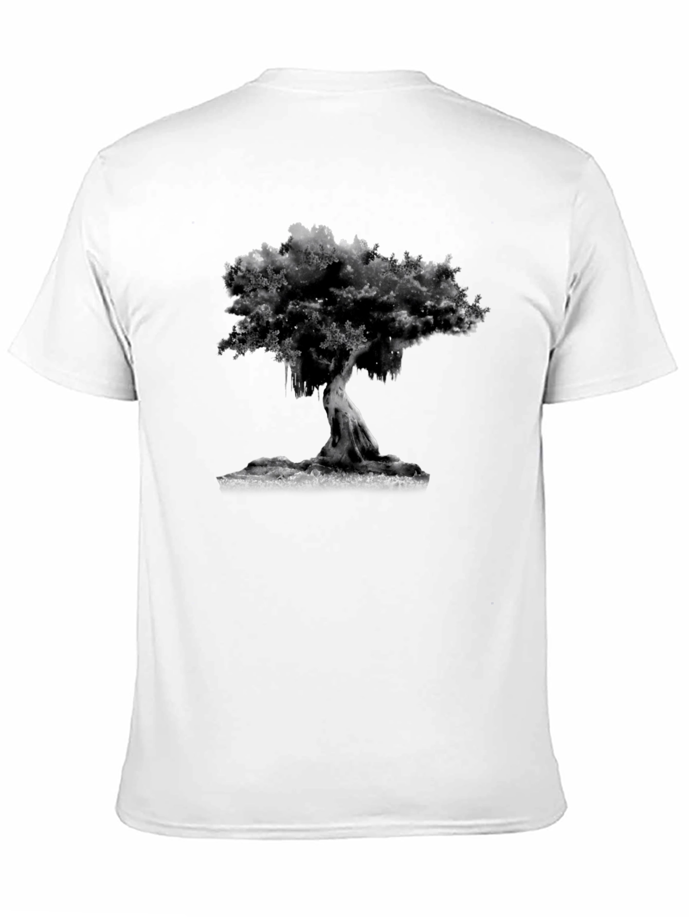 Black Tree Graphic Tee - Unique Design
