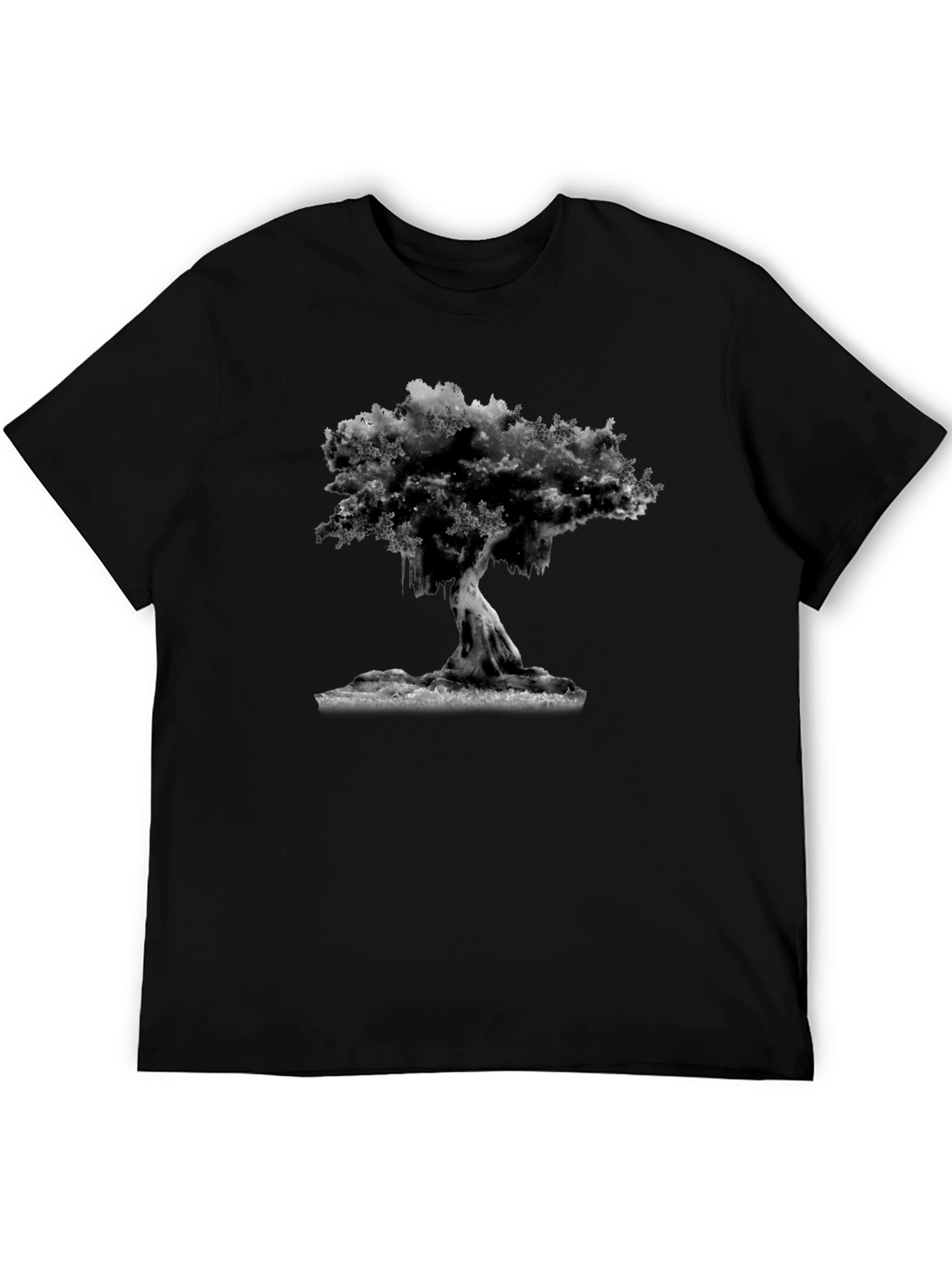 Black Tree Graphic Tee - Unique Design