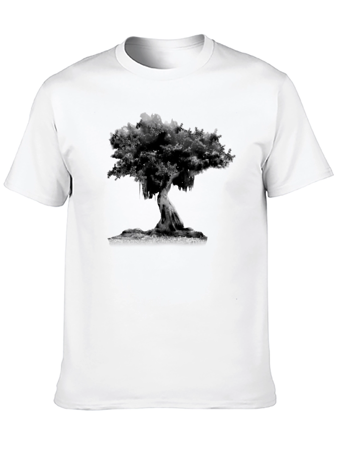 Black Tree Graphic Tee - Unique Design