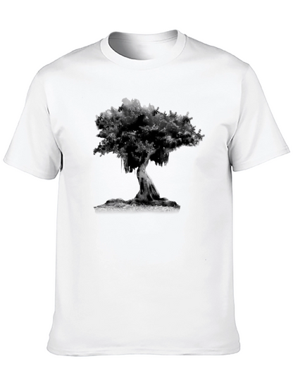 Black Tree Graphic Tee - Unique Design