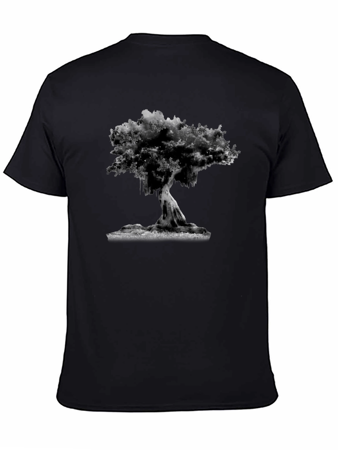 Black Tree Graphic Tee - Unique Design