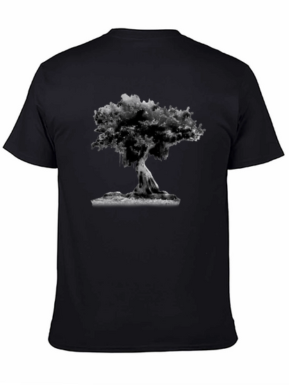 Black Tree Graphic Tee - Unique Design