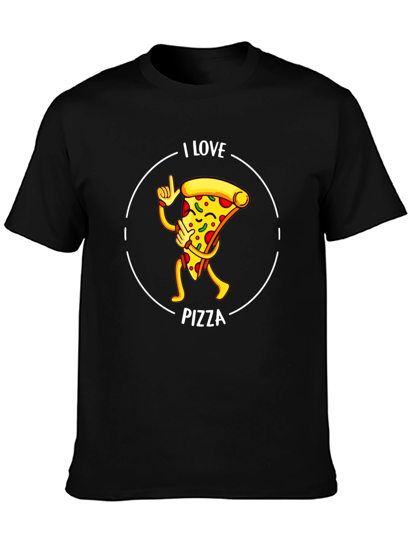 I Love Pizza Graphic T-Shirt