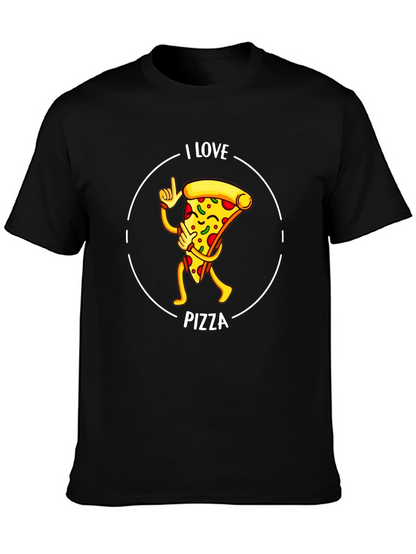 I Love Pizza Graphic T-Shirt