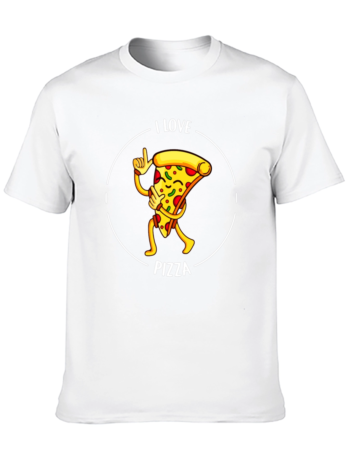 I Love Pizza Graphic T-Shirt