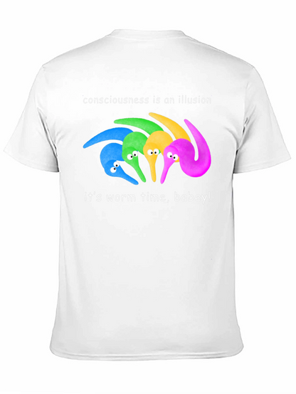 Consciousness Illusion Worm Time T-Shirt