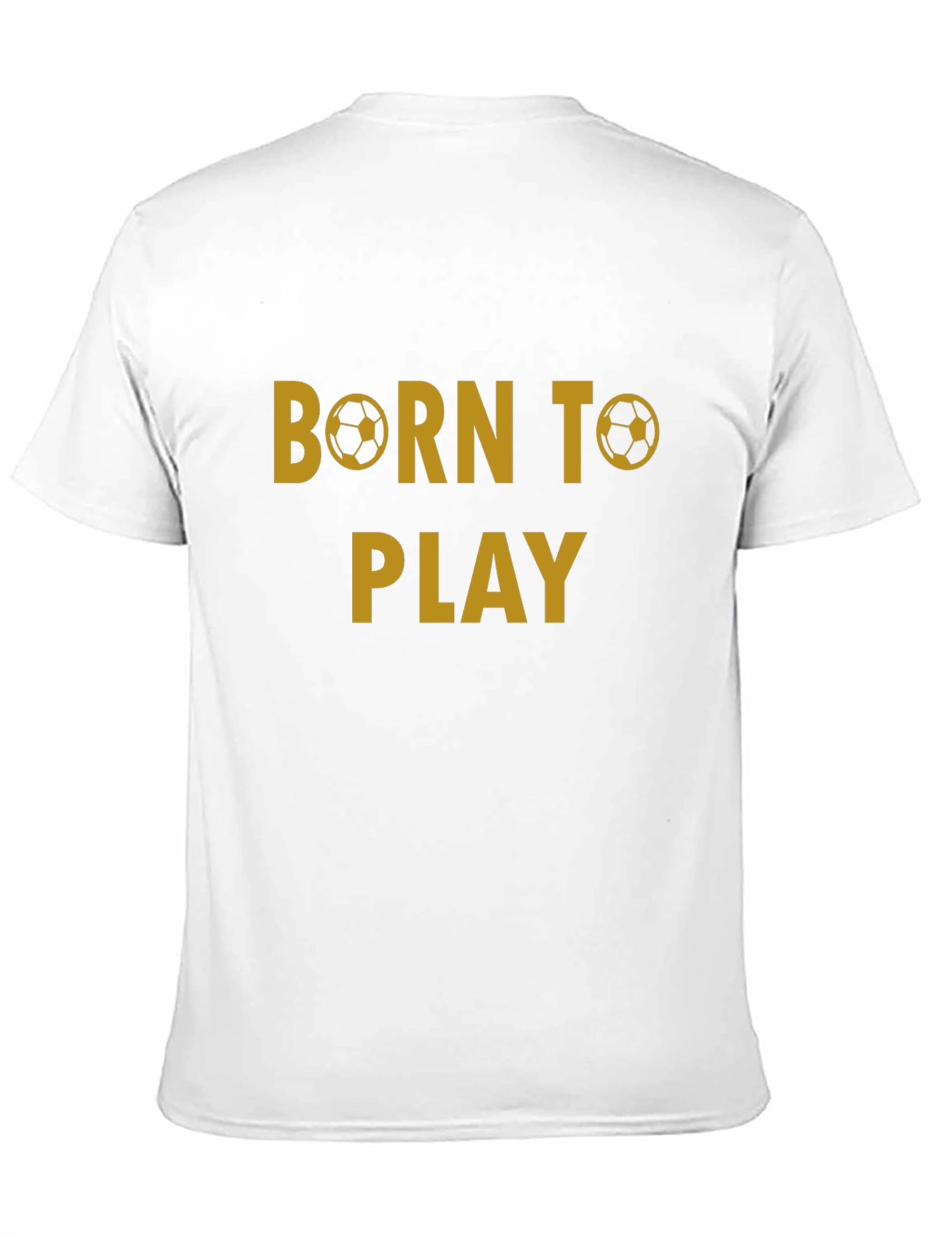 Born to Play Soccer T-Shirt - Black