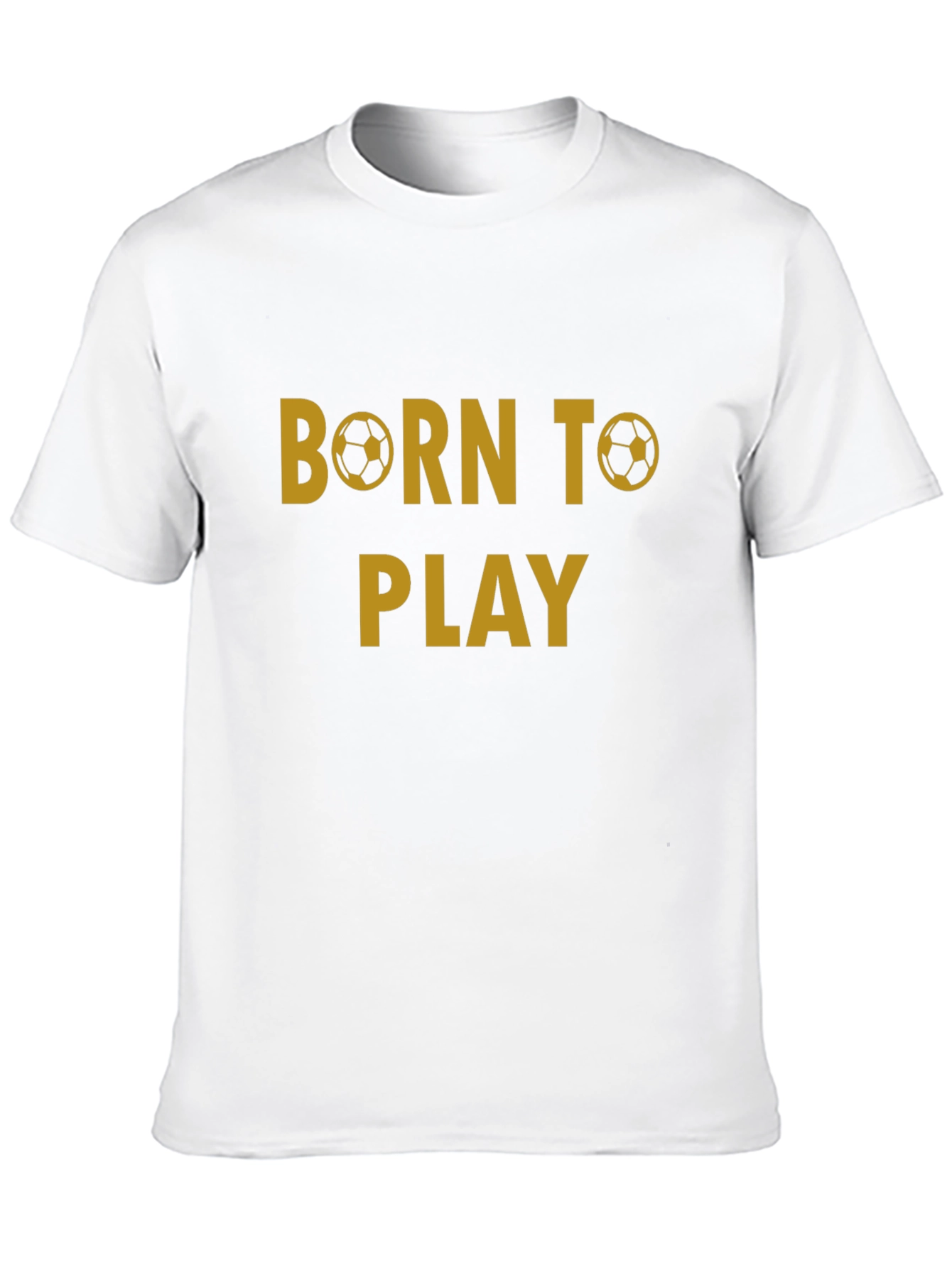 Born to Play Soccer T-Shirt - Black