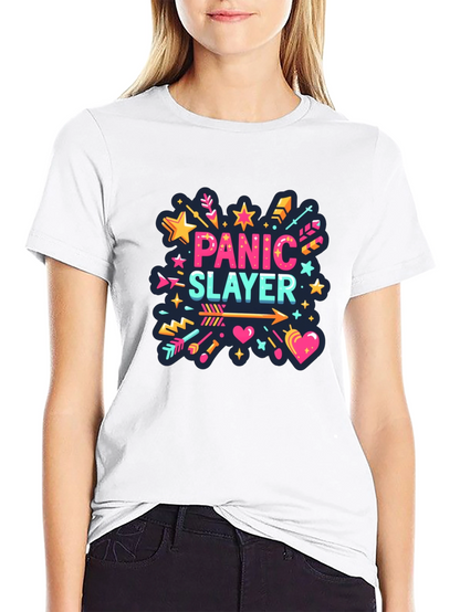 Panic Slayer Graphic Tee - Stylish Comfort